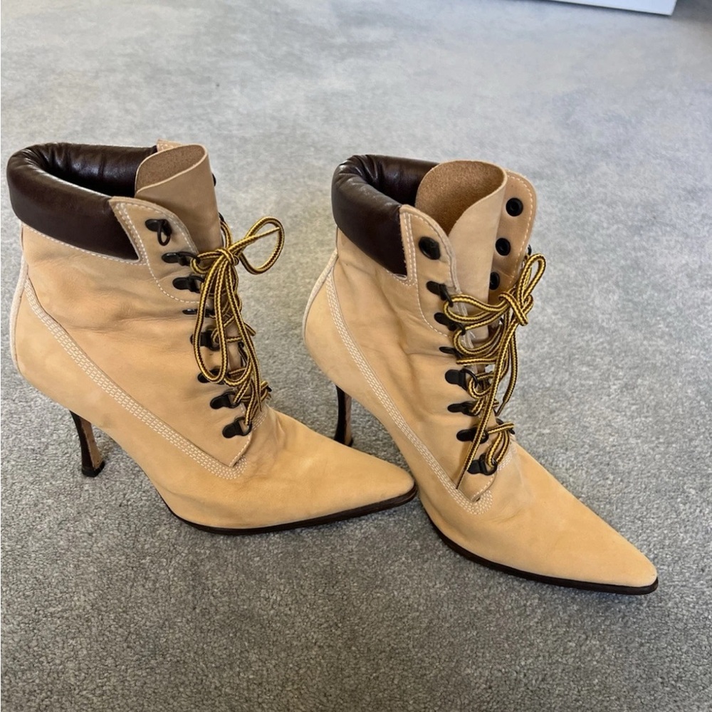 Manolo Blahnik timberland boot